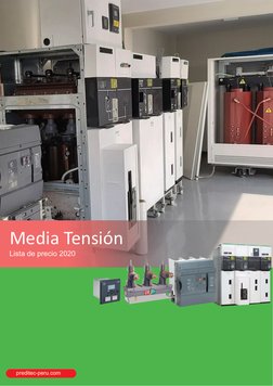 Media Tensión
Lista de precio 2020
preditec-peru.com
