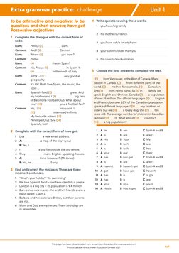 Extra Grammar Practice for A1+ Students | PDF | Linguistics
