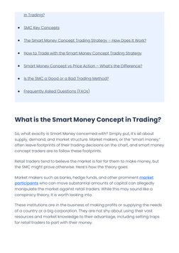 Smart Money Concept Trading Guide | PDF | Hedge (Finance) | Foreign ...