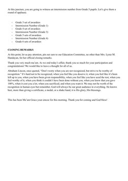 Emcee Script for Recognition Day 2023 | PDF