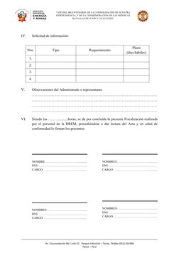 “AÑO DEL BICENTENARIO, DE LA CONSOLIDACIÓN DE NUESTRA
INDEPENDENCIA, Y DE LA CONMEMORACIÓN DE LAS HEROICAS
BATALLAS DE JUNÍN