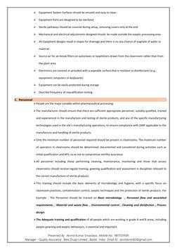 Presented By : Arvind Kumar Srivastava , Mobile No. :9817039581   
Manager - Quality Assurance , Beta Drugs Limited , Baddi ,