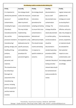 Presented By : Arvind Kumar Srivastava , Mobile No. :9817039581   
Manager - Quality Assurance , Beta Drugs Limited , Baddi ,