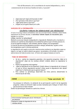 Tiempo de Degradación de Residuos | PDF | Residuos | Entorno natural
