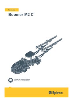 Operação
Boomer M2 C
Tradução Das Instruções Originais
2020-02-17 | No: TIS0003025.002 pt
