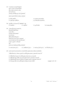 Grade 11 Sinhala 1st Term Papers | PDF