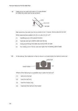 P5 Science Revision Notes for Exams | PDF | Science & Mathematics