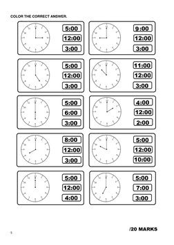 Latihan Matematik 5 Tahun Tadika | PDF