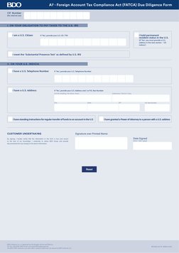 BDO Customer Information Form | PDF | Loans | Banks