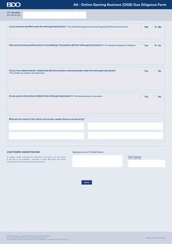 BDO Customer Information Form | PDF | Loans | Banks