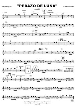 q = 100
TROMPETA 1
Copyright © Miguel Angel Quiroz Asuncion (arreglos & transcripción)
maqamusico_76@hotmail.com / miguelange