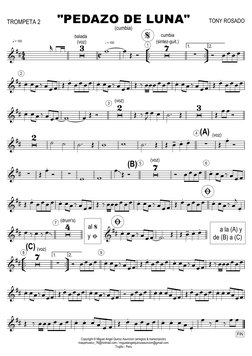 q = 100
TROMPETA 2
Copyright © Miguel Angel Quiroz Asuncion (arreglos & transcripción)
maqamusico_76@hotmail.com / miguelange