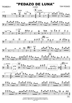 q = 100
TROMBON 1
Copyright © Miguel Angel Quiroz Asuncion (arreglos & transcripción)
maqamusico_76@hotmail.com / miguelangel