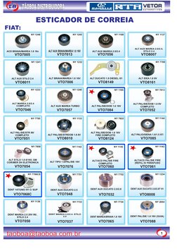 TÃOBOA DISTRIBUIDORA
taoboa@taoboa.com.br
1
ESTICADOR DE CORREIA
FIAT:
ACD BRAVA/MAREA 1.8 16v
ALT AUX BRAVA/MAREA 1.8 16V
AL