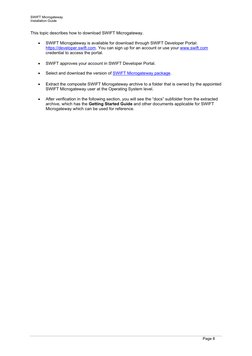 SWIFT Microgateway Installation Guide | PDF | Public Key Certificate ...