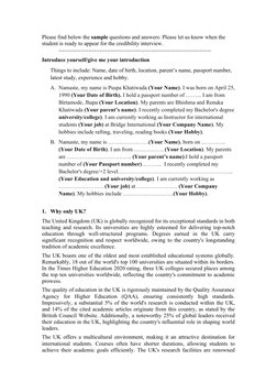 UK Pre-CAS Interview Guide | PDF | University | Experience