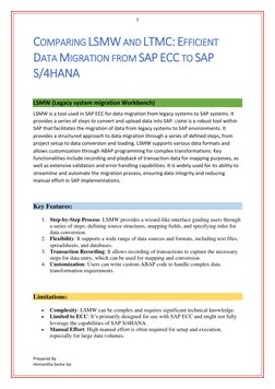 LSMW vs LTMC: SAP Data Migration Guide | PDF | Usability | Database ...