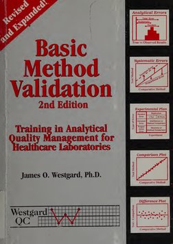 その他 Remember*C -autumn- Basic Method Validation Westgard, James O, 1941 Quam, Elsa F | PDF