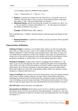 DBMS Module 2: Relational Model Notes | PDF | Relational Model ...