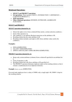 DBMS Module 2: Relational Model Notes | PDF | Relational Model ...