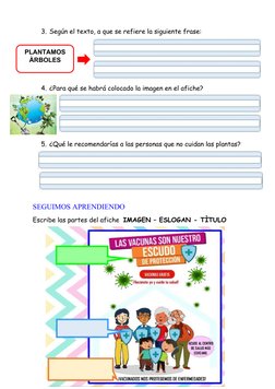 Afiche sobre el Cuidado del Medio Ambiente | PDF