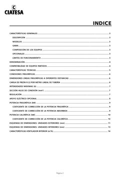 Ciatesa Serie RSL Isl Manual Tecnico-Sl-Cl | PDF | Bomba de calor ...
