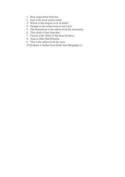 Adjective Exercises for Class 6 | PDF | Adjective