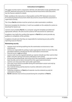 BTEC Level 3 IT Unit 2 Exam Paper | PDF | Databases | Computer File
