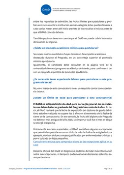 Guía para postularse – Programa de becas Maestrías STEM en Alemania – Stand: 17/06/2024 
 
Pág. 6 de 18