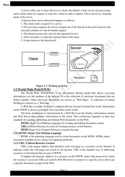 Page 3 
 
A server offers one or more Services to clients. By default, it does not do any processing 
until a client send