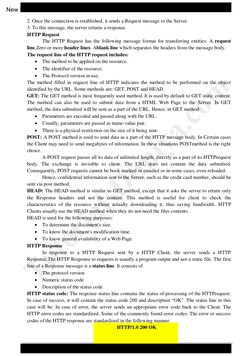Page 5 
 
2. Once the connection is established, it sends a Request message to the Server. 
3. To this message, the serve