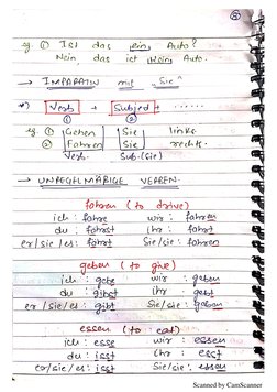 German Grammar A1 to B1 Overview | PDF