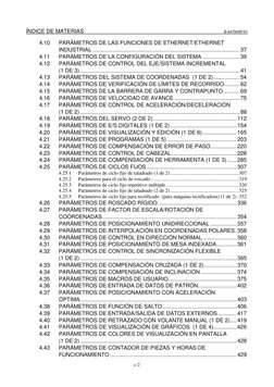ÍNDICE DE MATERIAS
B-64700SP/01
c-2
4.10
PARÁMETROS DE LAS FUNCIONES DE ETHERNET/ETHERNET
INDUSTRIAL ................