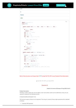 Accenture Coding Questions 2024 Guide | PDF | Integer (Computer Science ...