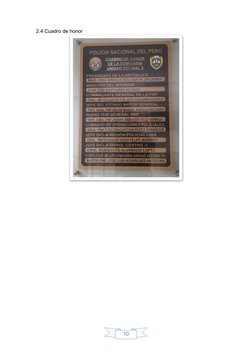 10
2.4 Cuadro de honor
