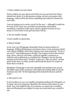 1. Find a subject you care about
Find a subject you care about and which you in your heart feel others 
should care about. It