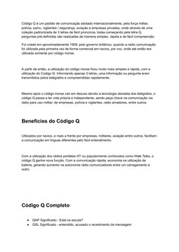 Código Q GTA RP | PDF | Codificações | Telecomunicações