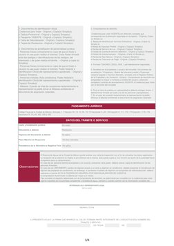 DE
Resolución.
Costo y fundamento juridíco
FUNDAMENTO JURÍDICO
3. Comprobantes de domicilio
 Credencial para votar VIGENTE(co