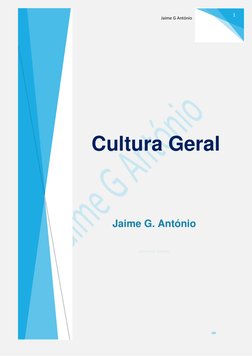 Cultura Geral                                                                                               Jaime G António