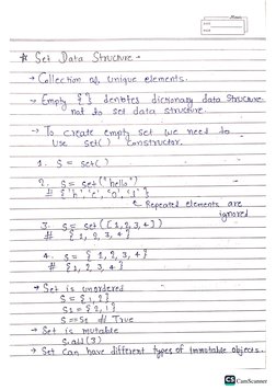 DSA Handwritten Notes in Python PDF | PDF