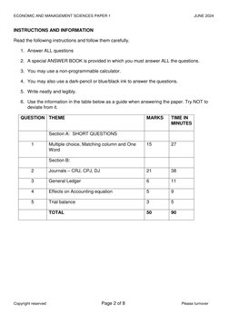 Ems Grade 9 Term 2 Paper 1 June Exams Question JTG 240509 054245 | PDF ...