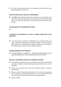
IF you fail 2 consecutive assessment, you are advised to take a refresher course
before applying for reassessment.
12)OCCUP
