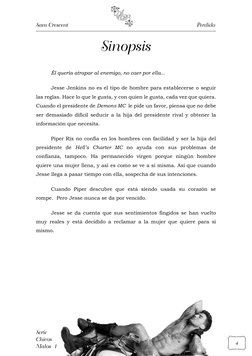 Sam Crescent                             
                                           Perdido 
 
 
Serie 
Chicos 
Malos  1 
4