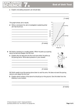 7k End of Unit Test | PDF | Force | Friction