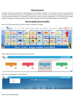 Understanding E-Form 13 Submission Process | PDF | Computing