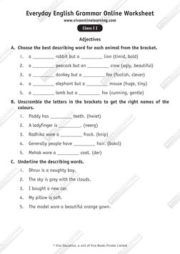 Something Anything Nothing Worksheet.pdf Class 2 English Grammar Worksheet | PDF | Grammatical Gender | English ...