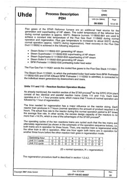 Process Description PDH | PDF