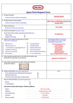 Spare Parts Request Form Template | PDF | Receipt