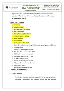 Transformer Installation Method Statement | PDF | Transformer | Crane ...