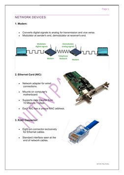 Class 12 Computer Networks Notes | PDF | Computer Network | World Wide Web